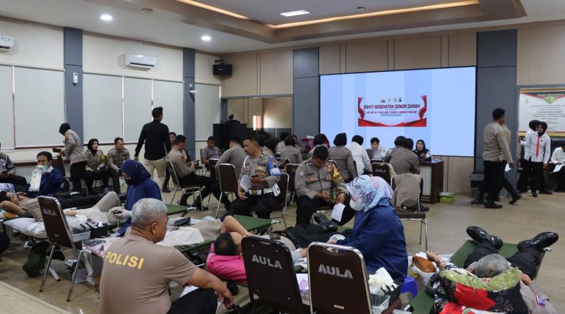 Polwan Polres Kendal Gelar Donor Darah, Hasilkan 63 Kantong untuk Kemanusiaan