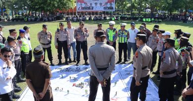 Simulasi Pengamanan Unjuk Rasa di Kendal, Aparat Utamakan Pendekatan Humanis
