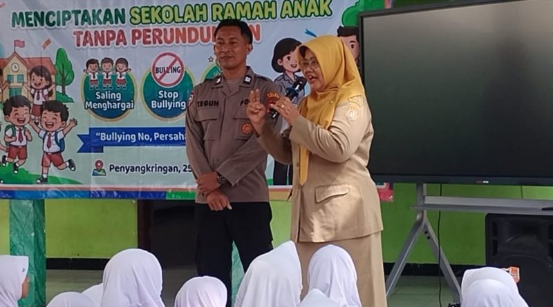 Cegah Perundungan Sejak Dini, Polsek Weleri Gelar Penyuluhan Anti-Bullying di SD N 1 Penyangkringan
