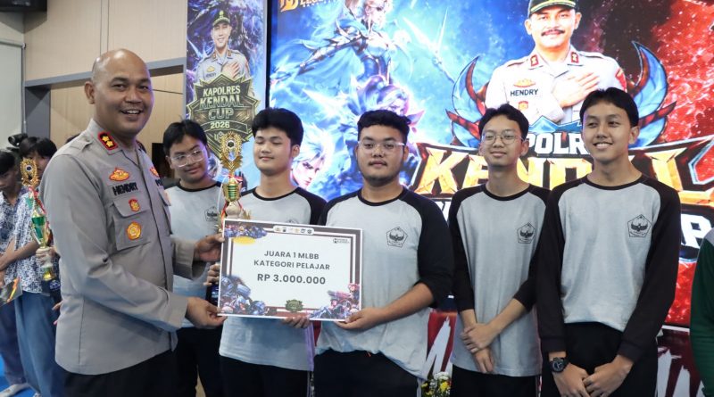 Gandeng KONI dan PB ESI, Polres Kendal Sukses Gelar Turnamen E-Sport Kapolres Cup 2026 Gandeng KONI dan PB ESI, Polres Kendal Sukses Gelar Turnamen E-Sport Kapolres Cup 2026